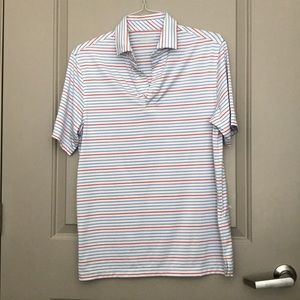 Vineyard Vines dry-fit striped polo